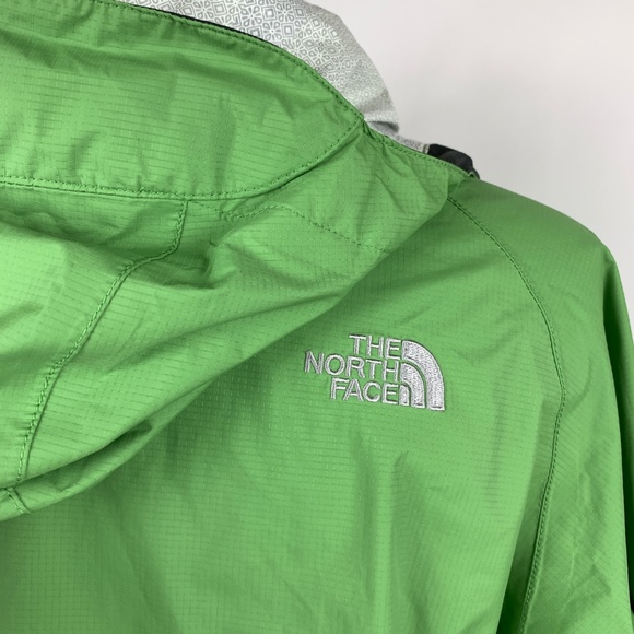 NORTH FACE S Hyvent Waterproof Hooded Jacket Green - Picture 4 of 8